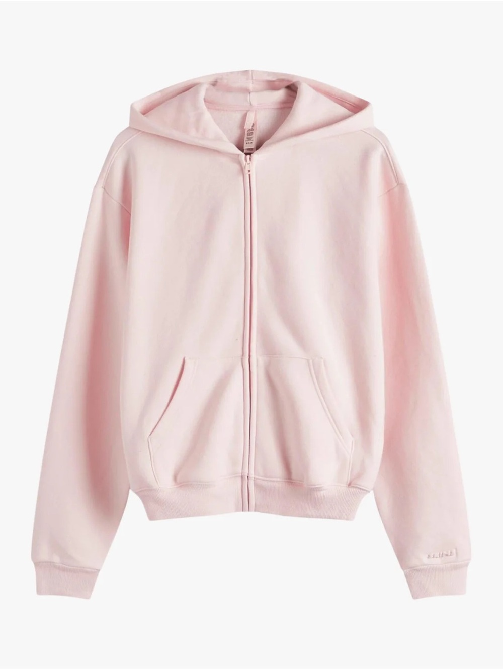 SKIMS Light Pink Zip Hoodie
